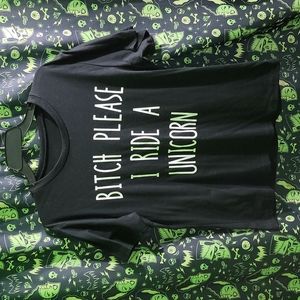 Reposh - Screen Printed Unicorn Rider T-Shirt XL 🦄